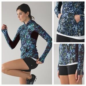Lululemon Runbeam Hoodie in Floral Sport Size 8